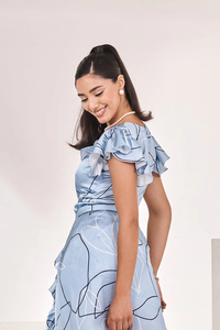 Top Romper Estampado de Satén Suizo para Mujer, Blusa Elegante de Verano, Moda Casual para Fiesta, Top Chic para Salir - Product Image 4