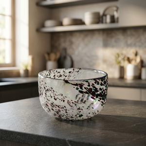 Handmade Colored Dot Stemless <b>Glass</b> Candle Jar Tumbler Mercury Candle Holder <b>Heat</b> <b>Resistant</b> for Candle Christmas Valentine's Day - Product Image 2