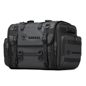 Sac de <span class=keywords><strong>selle</strong></span> de moto en aluminium grande capacité étanche extensible 40L-60L Sac de casque de chevalier - Product Image 6