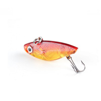 Umpan Pancing Aotuo 4g VIB Jig Lure Umpan Buatan Keras Anti-Snag Claw Hook untuk Ikan Bass Mandarin Air Tawar