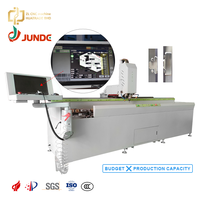JUNDE Máquina de Perforación y Fresado CNC de Aluminio de 3 Ejes, Fácil de Operar, Equipo de Procesamiento de Puertas y Ventanas