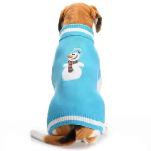 Mode Winter Gebreide Hondentrui Warm Elanden Patroon Kleurrijke Kerst Hond Trui Huisdier Kleding