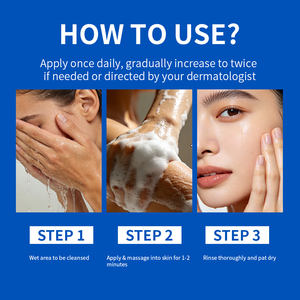 Espuma Limpiadora Facial Purificante con 10% de Peróxido de Benzoilo para Control de Grasa y Reparación Diaria de la Piel, con Logotipo Personalizado - Product Image 5