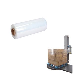 स्वचालित खिंचाव फिल्म रोल उच्च गुणवत्ता पारदर्शी पैलेट पैकेजिंग के लिए 50 सेमी 23 माइक 1500 मीटर पैलेट लपेट फिल्म - Product Image 1