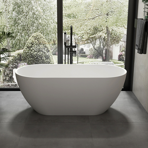 Diseño moderno Popular Europeo Independiente 1,3 m a 1,8 m Bañera de piedra artificial de remojo Durable para uso doméstico/hotelero - Product Image 4
