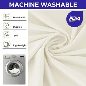 Nappe de présentation personnalisée en polyester, impression logo colorée par sublimation, sans plis, pour salons professionnels et usage domestique - Product Image 6