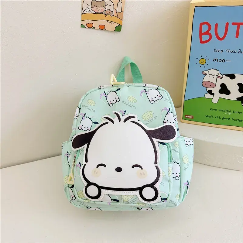 Kawaii Sanrioed Hello KT School Bag Cute Kuromi Cinnamoroll Backpack Schoolbag My Melody Bag High Capacity Kids Christmas Gift