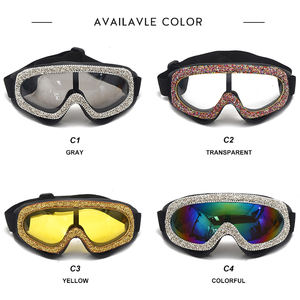 Moda diamante portátil al aire libre ciclismo carreras sol vidrio nieve esquí gafas protectoras Snowboard para adultos gogal gafas de sol - Product Image 6