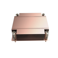 COOLSERVER INTEL LGA1700 V11 Radiateur de processeur de serveur 1U à plaques fines en cuivre pour carte mère carrée