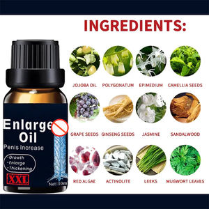 빅 Xxl 10ml 개인 오일 커플 섹스 어필 남성 외부 에센셜 에너지 오일 남성 파워 부스터 마사지 에센셜 오일 - Product Image 4