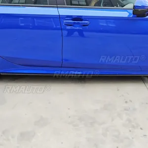 สเกิร์ตข้างรถยนต์ Civic ลายคาร์บอนไฟเบอร์ สไตล์สปอร์ต สำหรับ Honda Civic รุ่นที่ 11 ปี 2022 อุปกรณ์ตกแต่งรถยนต์ - Product Image 3