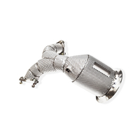 Tuyau catalytique en acier inoxydable à flux amélioré pour Audi S4 S5 B9 Euro 5 – Amélioration des performances sur circuit
