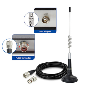 Haute qualité avec ressort Farrel support de Base magnétique <span class=keywords><strong>fouet</strong></span> plié 27mhz Radio CB antenne de voiture - Product Image 2