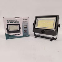 OMSEN Vente à Chaud 100w 200w Projecteur Solaire Blanc Chaud Lampe de Secours Led Projecteur pour Camping en Plein Air