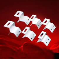 Support de fixation solaire photovoltaïque en acier coloré pour tuiles trapézoïdales, bloc de pression en alliage d'aluminium, accessoire de fixation anticorrosion