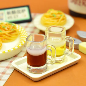 Miniaturas de Jarra de Cerveza de Resina, Pintadas a Mano, Modelo Artístico para Joyería DIY, Pendientes, Colgantes, Decoración de Casa de Muñecas y Cocina - Product Image 3