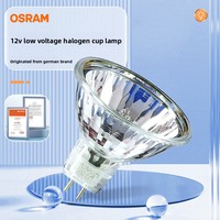   Lámpara Halógena de Gran Potencia de 50 W, Bombilla de Cuarzo, Luz Amarilla, 12 V, 35 W, 20 W, Lámpara Halógena de Tungsteno MR16