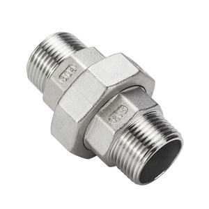 Raccord de tuyauterie fileté en acier inoxydable 304 étanche pour système de plomberie, alimentation en eau <span class=keywords><strong>civile</strong></span>, infrastructure résidentielle - Product Image 1