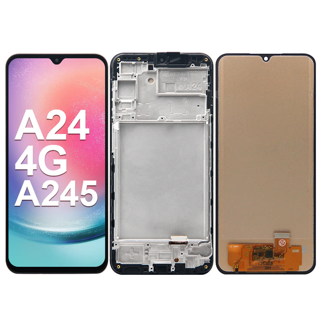 Mobile Phone LCD Replacement Part Touch Screen with Frame Display A24 4G A245 OLED for Samsung SM-A245F SM-A245M SM-A245N