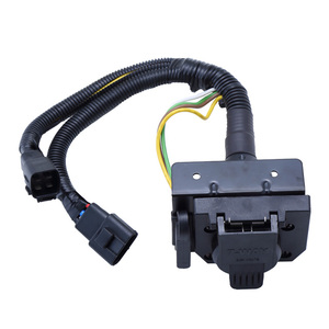 Nouvelles pièces détachées pour remorques de camions en plastique fabriquées à Taiwan, prise à 7 broches + prise plate duplex à 4 broches pour véhicules - Product Image 1