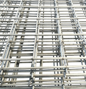 Galvanized Welded <b>Wire</b> <b>Mesh</b> Made of High-strength Low-alloy Hot-rolled Ribbed Steel bar for Construction support customization - Product Image 1