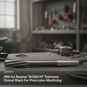 รีมเมอร์ HSS-Co รุ่น TA1204 ความคลาดเคลื่อน H7 ก้านทรงกรวย สำหรับงานกลึงความแม่นยำสูง - Product Image 3
