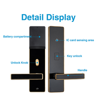Cerradura RFID, Cerradura de Puerta con Tarjeta RFID para Hotel, Cerradura Electrónica Inteligente para Puerta de Hotel, Control de Acceso