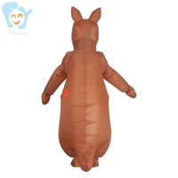 Costume de kangourou gonflable amusant pour adultes, taille durable et grande taille, pour Halloween, Noël et le Nouvel An