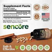 Compléments alimentaires végétaliens à marque privée, capsules de cannelle de Ceylan naturelle, vitamines de qualité supérieure, énergie et santé cardiaque