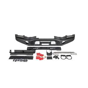 PLUSBEAM A- EV Style Front Bumper Without U Tube 2007-2017 Front Bumper For Jeep Wrangler JK Auto Tuning Accessories