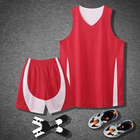 Seragam Basket Reversibel Grosir Tanpa Lengan, Celana Pendek Bolak-Balik, Cepat Kering, Bernapas, Untuk Pria dan Remaja