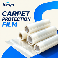Film de protection pour tapis en PE, surface douce et lisse, rouleaux de 60 cm de largeur pour le déménagement de meubles et l'amélioration de l'intérieur