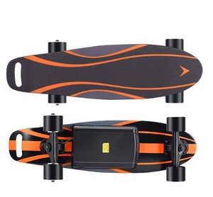 Kids Four-<b>Wheel</b> Skateboard Single <b>Wheel</b> <b>Small</b> Fishboard Warped Remote Control Charging Scooter - Product Image 5