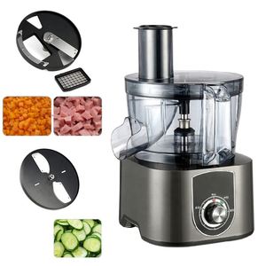 Coupe-légumes électrique commercial entièrement automatique pour la découpe en dés de fruits, carottes et pommes de terre, en plastique, à vendre - Product Image 1