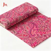 Tissu popeline 100% coton imprimé floral haute définition, 85 GSM, textile tissé léger pour vêtements