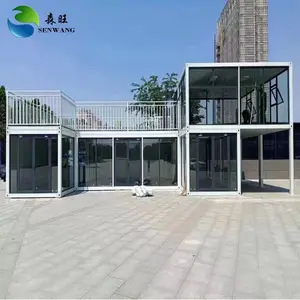 Made in China fast steel construction modular luxury container house