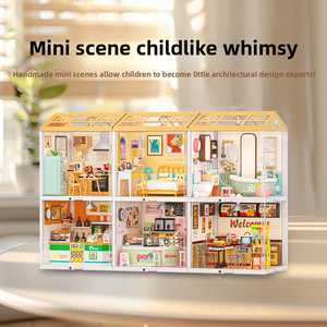 Super World DIY Scène Naturelle Assemblage Modèle Jouet En Plastique Bâtiment Ville 1:3 Échelle Ensembles pour Cadeau - Product Image 3