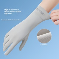Gants de protection solaire printemps-été, séchage rapide, imperméables, respirants, fins, antidérapants, à doigts complets, compatibles écran tactile, fermeture auto-agrippante