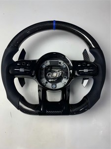 Prix de gros pour <span class=keywords><strong>volant</strong></span> en fibre de carbone véritable <span class=keywords><strong>Mercedes</strong></span>-Benz, housse de <span class=keywords><strong>volant</strong></span> AMG GT W205 W204 W222 - Product Image 2