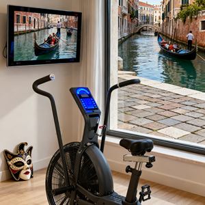 Vélo <span class=keywords><strong>d</strong></span>'air pliable gain de place pour petit <span class=keywords><strong>appartement</strong></span>, condo et espace urbain compact, solution de fitness - Product Image 6