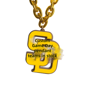 Collana con Logo della Squadra USA NF 32, Catena Grande per Tifosi, Collane Hip Hop 3D in Schiuma EVA, Gioielli alla Moda NFC Tampa Bay Buccaneers - Product Image 5