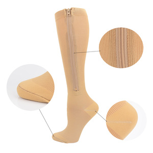 Chaussettes de compression à fermeture éclair pour femmes, usage quotidien, prévention des gonflements et des douleurs, soutien, en promotion - Product Image 3