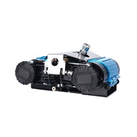 Compresseur d'air portable 12V en métal à double cylindre pour voiture, robuste et compact, 150 PSI, avec accessoires