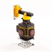 Niveau laser vert portable de petite taille 4D 16 lignes pour bricolage en extérieur, auto-nivelant à 360 degrés, professionnel, prix, ensembles d'outils de nivellement