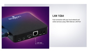 Boîtier TV intelligent Ugoos AM8 Pro Android 11 Amlogic S928X-J 8 Go 64 Go WiFi6 BT5.3 1000M, décodeur compatible AV1 Dolby, boîtier TV Android - Product Image 6
