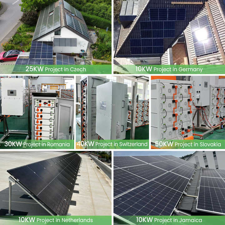 20KW Hybrid Solar Power System with Lithium Battery & MPPT Controller ...