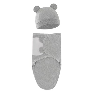 Kustom grosir 100% katun dapat disesuaikan bayi karung tidur bungkus bayi baru lahir selimut bedong Kantung tidur - Product Image 1