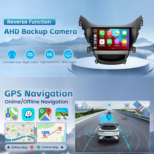 Autoradio GPS Android Lecteur DVD pour Hyundai Elantra 2011-2013 Carplay 9 pouces Stéréo Sans Fil Android Caméras Enregistrement Contrôle - Product Image 3