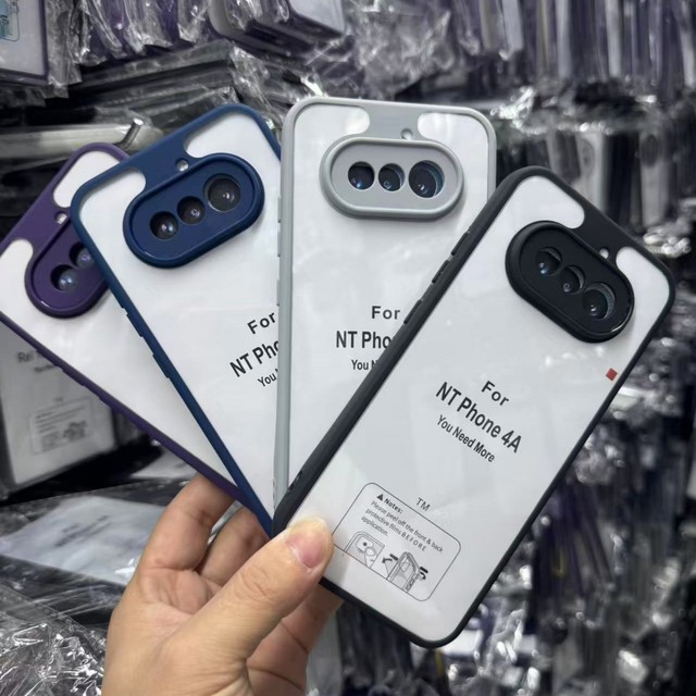 Hybrid TPU PC Clear Back Cover Mobile Phone Accessories Case Shockproof Cases for Nothing Phone 4A Pro 3A LITE