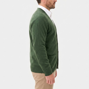 Wholesale <b>Mens</b> Knitted <b>Cardigan</b> with Button Front Design Comfortable Fabric and Classic Casual Style Custom Made <b>Mens</b> <b>Cardigan</b> - Product Image 3